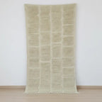 White Moroccan Rug – Handwoven Natural Wool from Taznakht