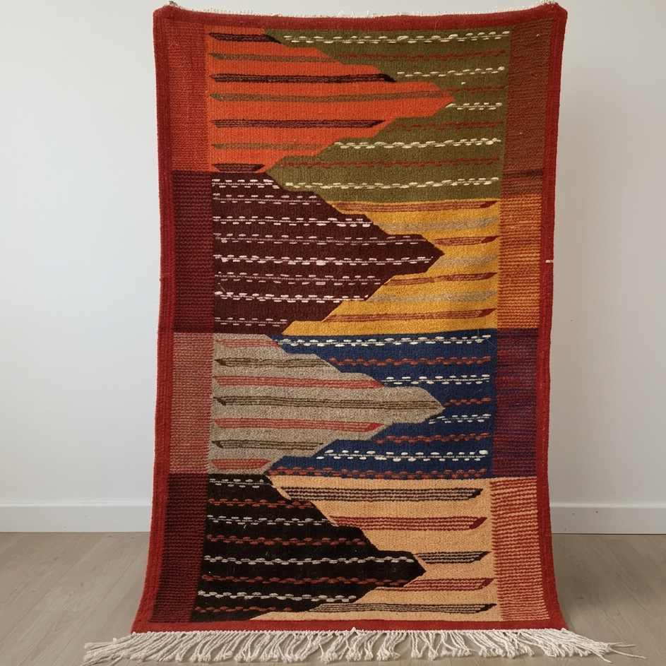 Small Moroccan Kilim Rug