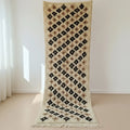 White Moroccan Runner Rug