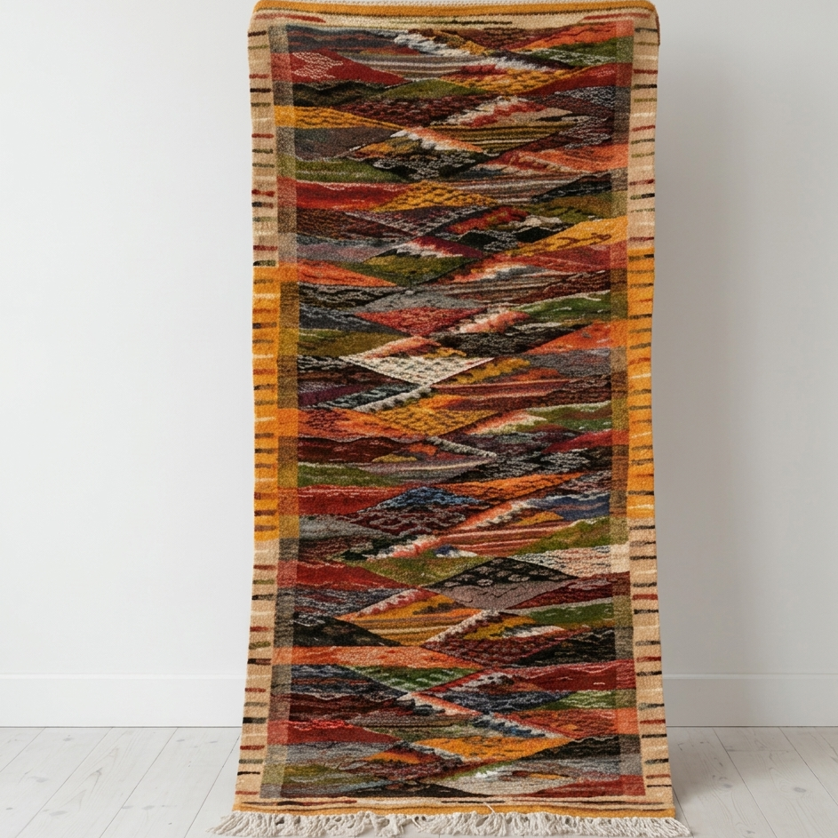Wool Runner Moroccan Rug