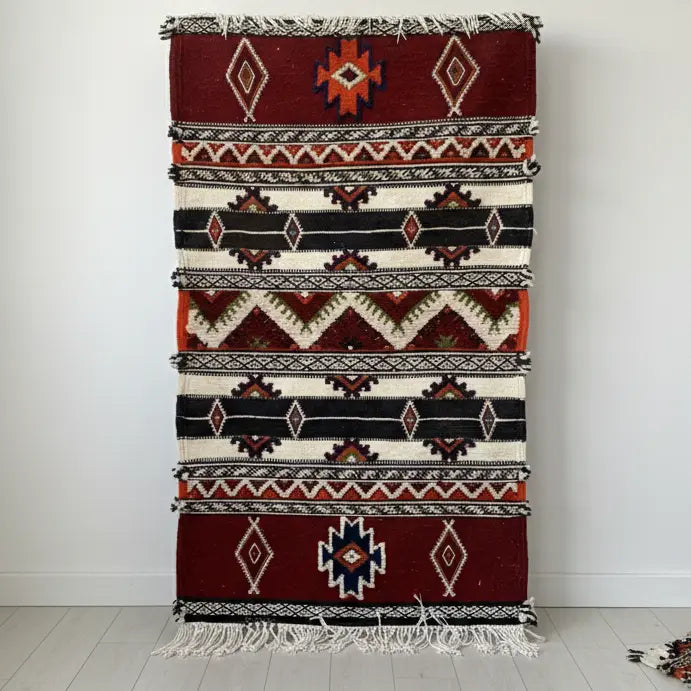 Small Moroccan Wool Rug