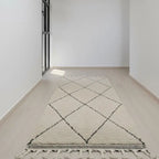 beni ouarain rug – Handmade Moroccan Runner Rug
