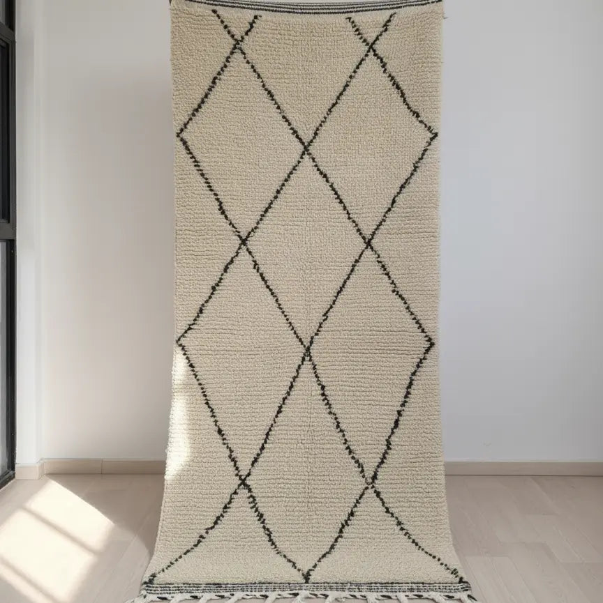 beni ouarain rug – Handmade Moroccan Runner Rug