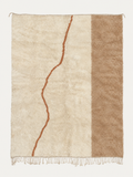 Between Fields custom Beni Mrirt rug hand-knotted in Morocco from premium Moroccan wool