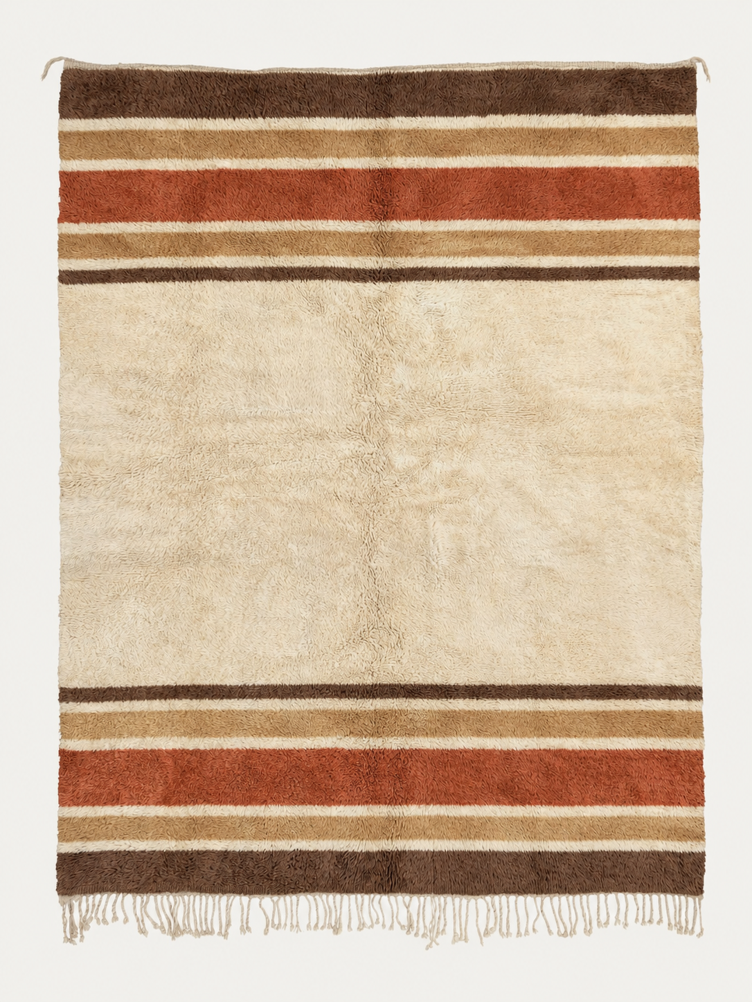 Clay Horizon custom Beni Mrirt rug hand-knotted in Morocco from premium Moroccan wool
