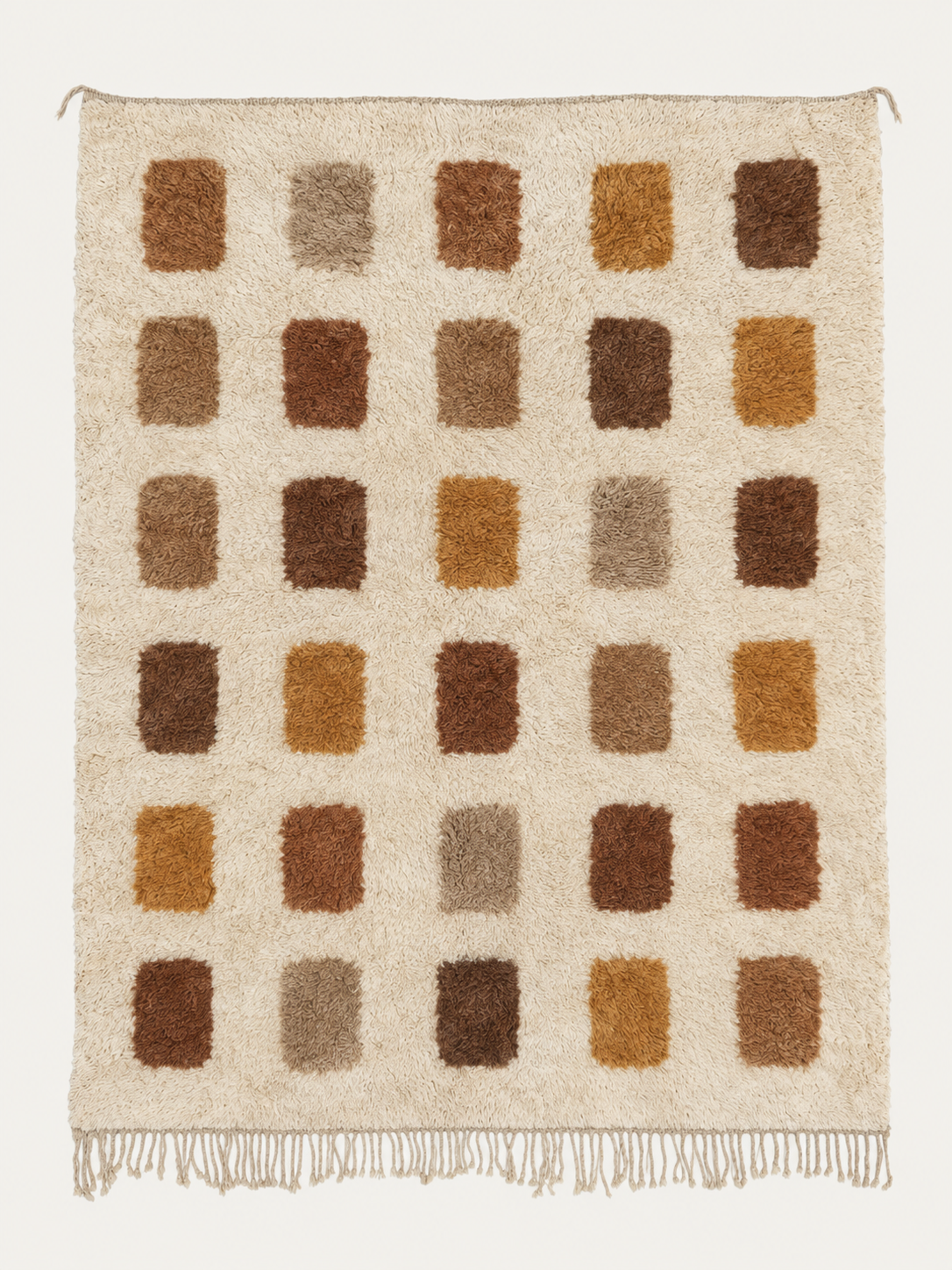 Earth Archive custom Beni Mrirt rug hand-knotted in Morocco from premium Moroccan wool