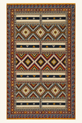 Layered Legacy custom Taznakht rug in Glaoui weave, handwoven in Morocco from premium Moroccan wool