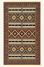 Layered Legacy custom Taznakht rug in Glaoui weave, handwoven in Morocco from premium Moroccan wool