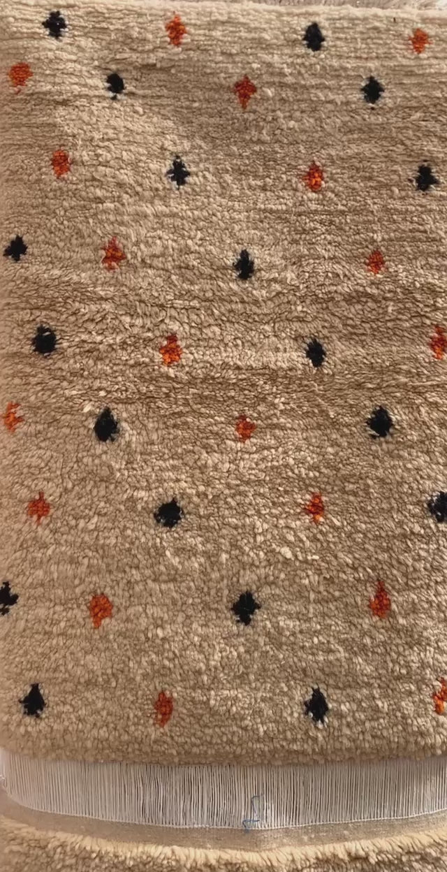 Twin Moroccan Rugs – Handwoven Artisan wool Set