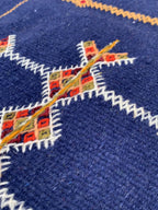 Navy Wool Rug