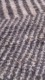 Gray Moroccan Rug – Handwoven Knotted Wool from Taznakht
