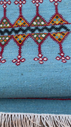 Small Blue Rug