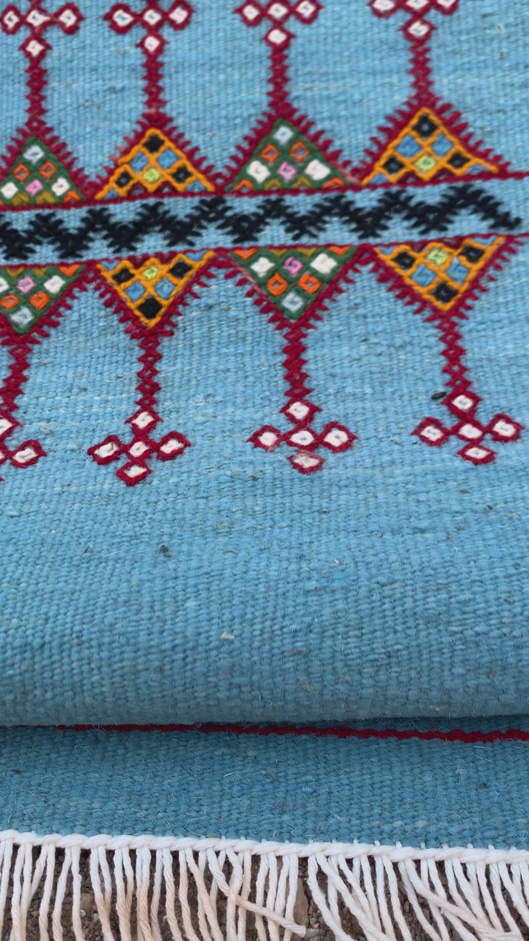 Small Blue Rug