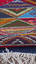 Moroccan Kilim Runner Rug 
