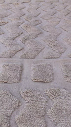 White Moroccan Rug – Handwoven Artisan Wool Piece
