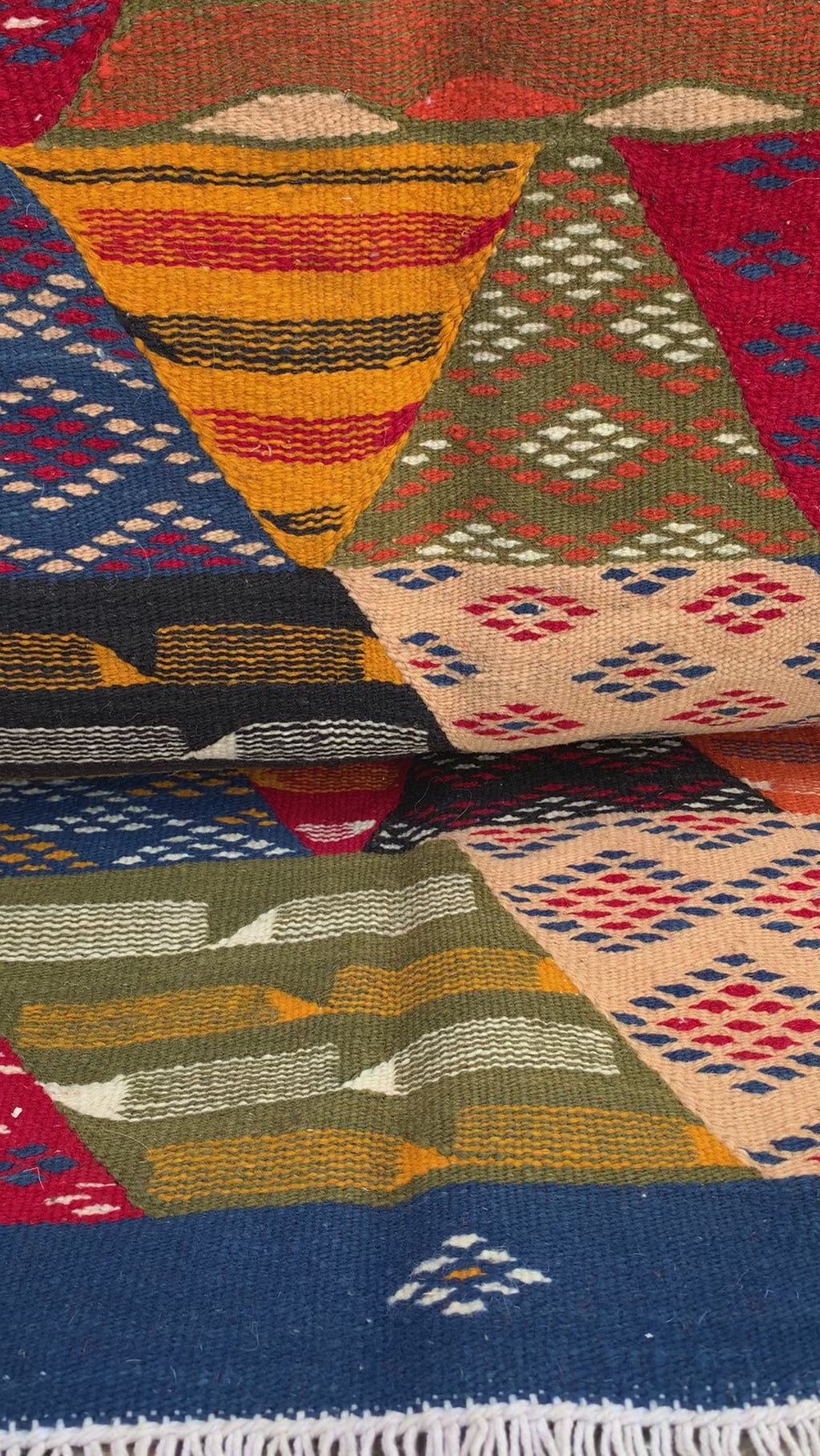 Blue Kilim Moroccan Rug