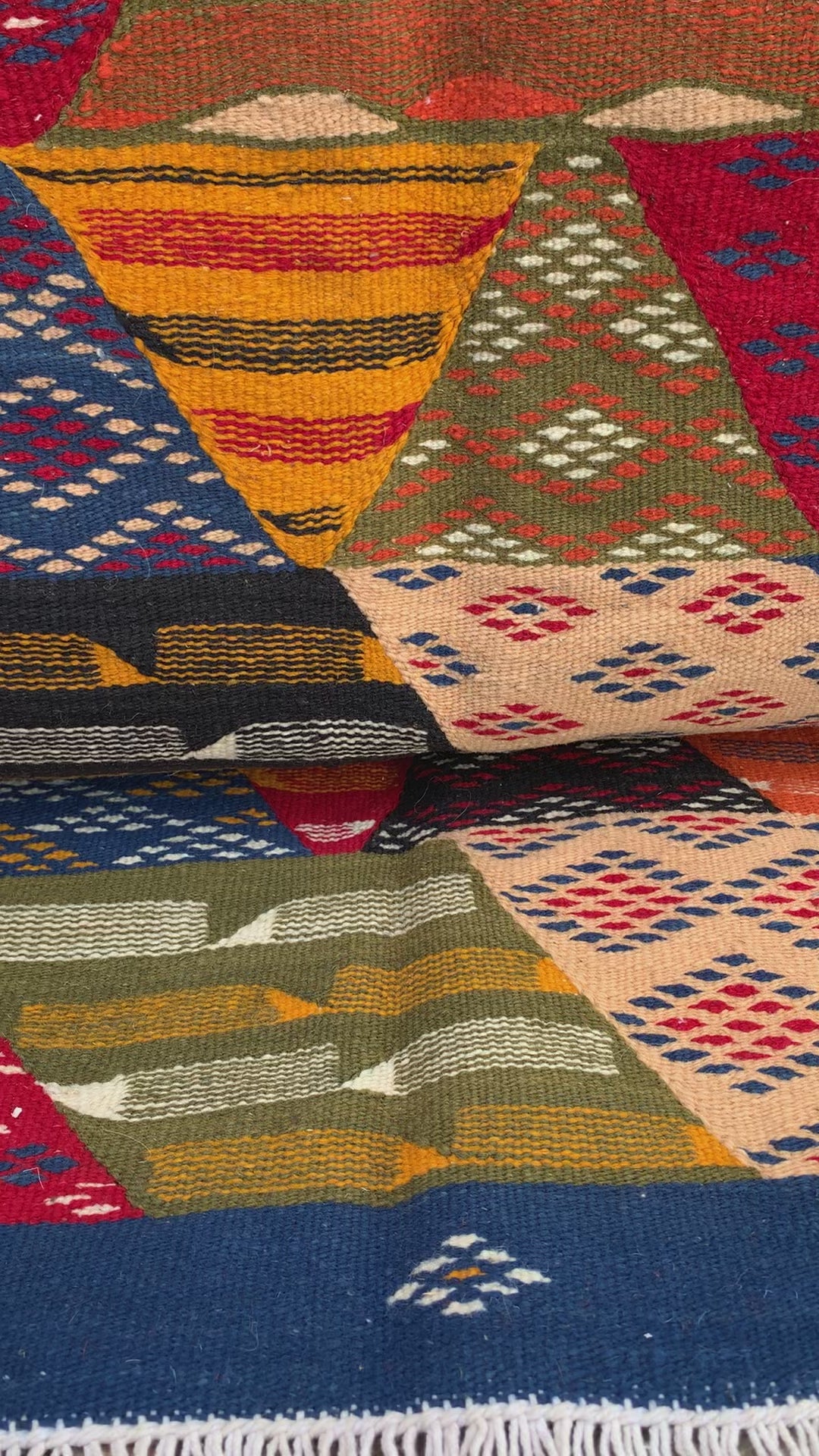 Blue Kilim Moroccan Rug