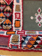 Moroccan Rug - Handwoven Wool - 45 x 28 in