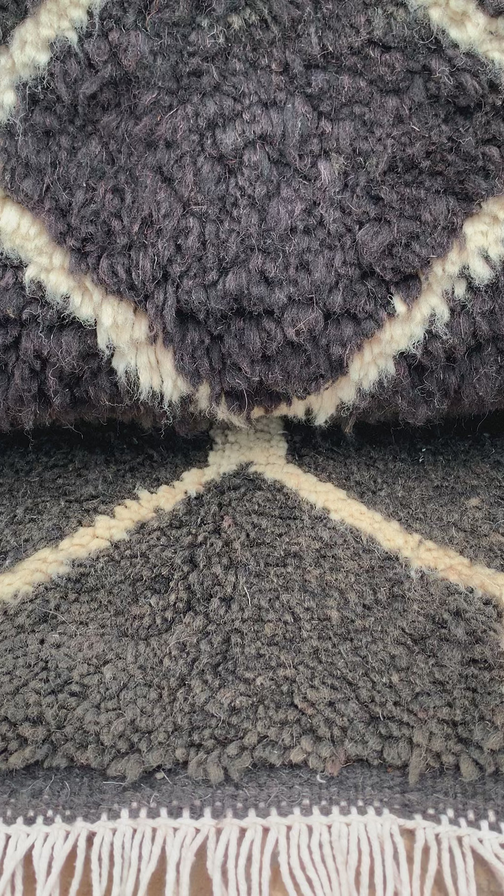 Black & White Moroccan Rug