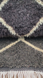 Black & White Moroccan Rug