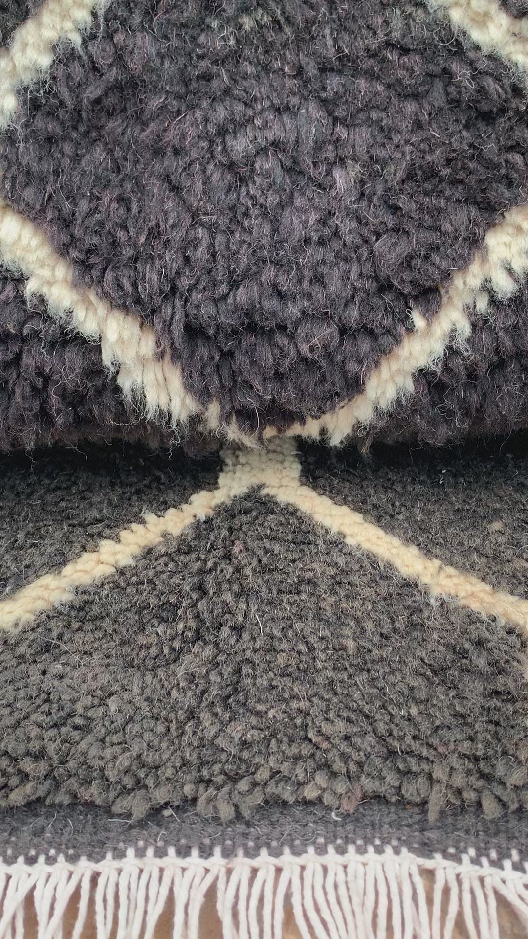 Black & White Moroccan Rug