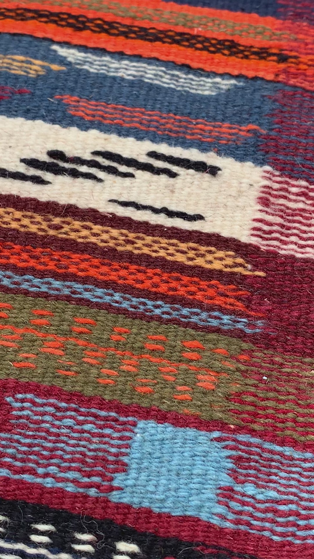 Multicolor Moroccan Kilim Rug