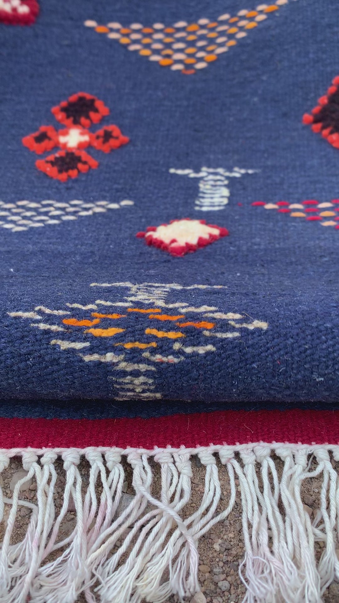 navy blue rug 