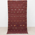 Reddish Brown Moroccan Rug
