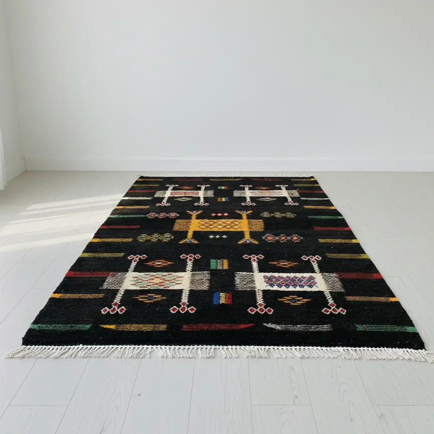 Small Black Rug 