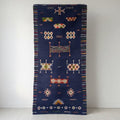 Navy Blue Kilim Rug 