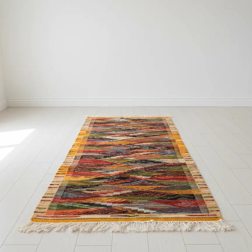 Wool Runner Moroccan Rug