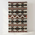 Small Black and White Moroccan Rug 