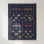 Navy Wool Rug